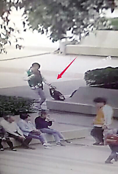 嫌疑人被发现